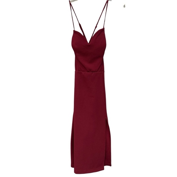 B. Darlin Maroon Bodycon Dress Juniors 13/14 - Picture 1 of 5